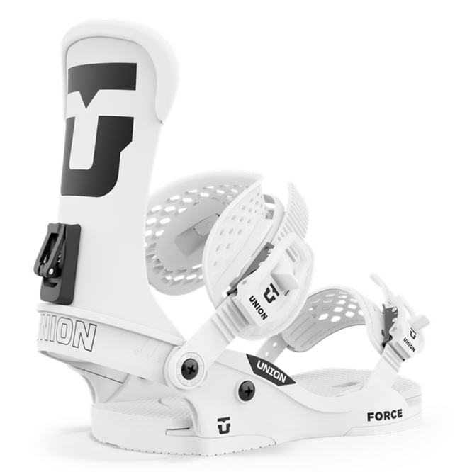 Force Classic Team White 2024 Snowboard bindings