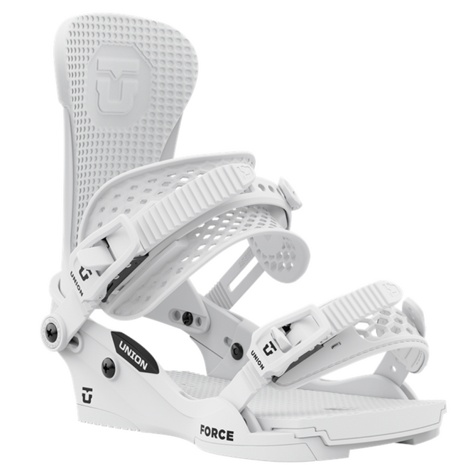 Force Classic Team White 2024 Snowboardbindingen