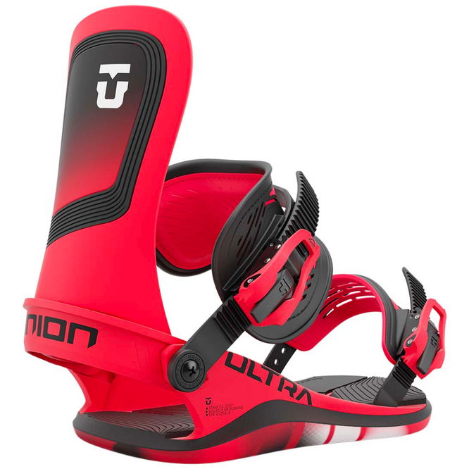 Ultra Hot Red 2025 Snowboard-Bindungen