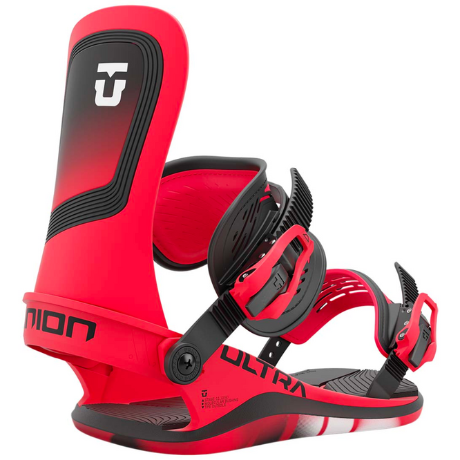 Ultra Hot Red 2025 Snowboard Bindings