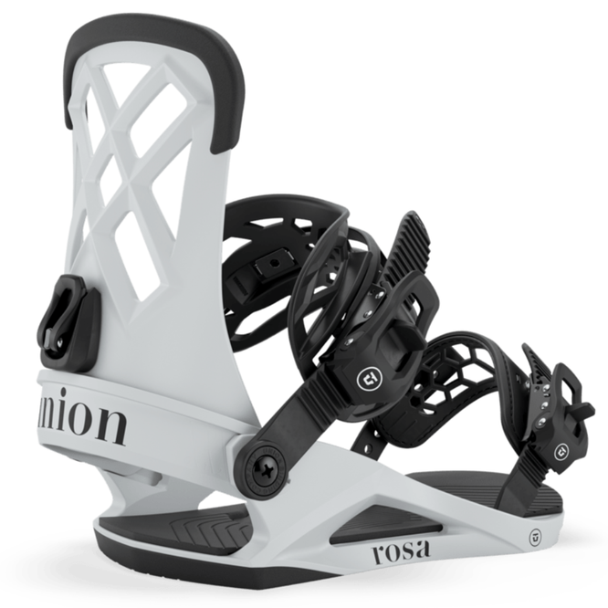 Womens Rosa Light Grey Snowboardbindingen 2026