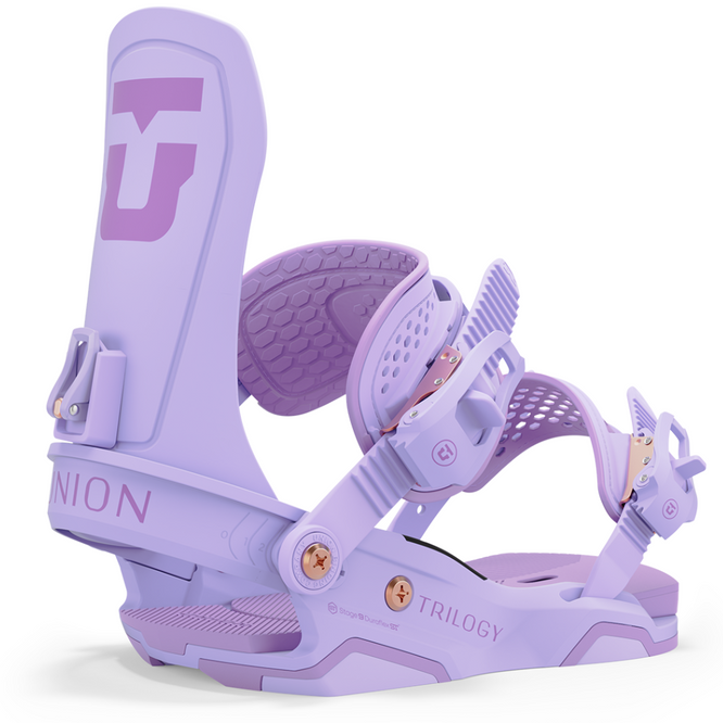 Womens Team Trilogy Lavender 2025 Snowboard Bindings