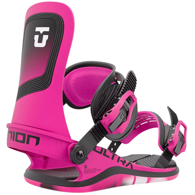 Damen Ultra Hot Pink 2025 Snowboard Bindungen