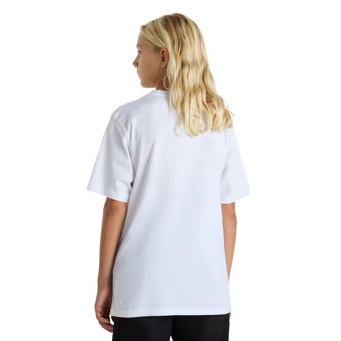 Kids Checker Drop T-shirt White