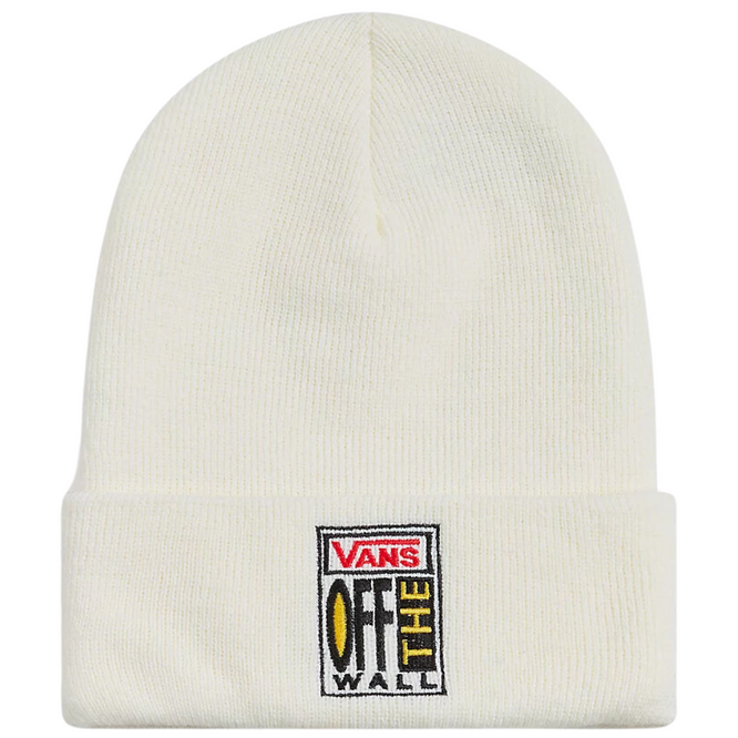 Ave Tall Cuff Beanie White