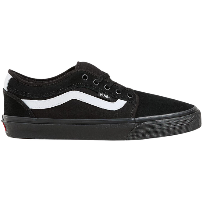 Chukka Low Sidestripe Noir/Noir/Blanc