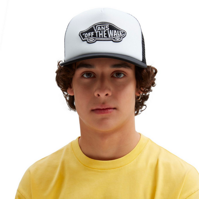 Classic Patch Cap Curved Bill Black/White