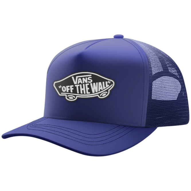 Classic Patch Curved Bill Trucker Royal Cobalt