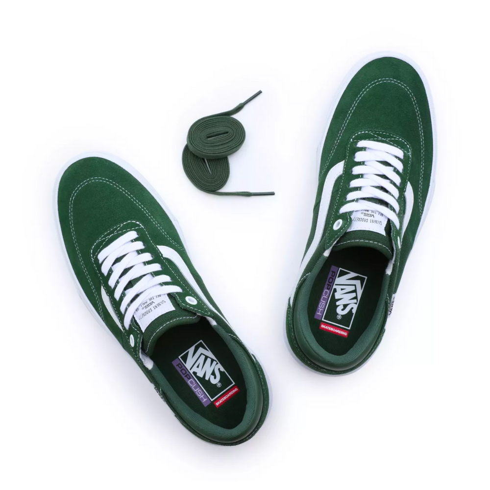 Vans old skool pine top green