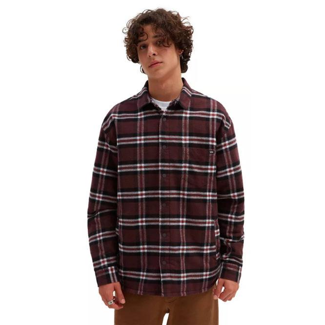 Kesler Longsleeve Shirt Fudge/Lavender Frost