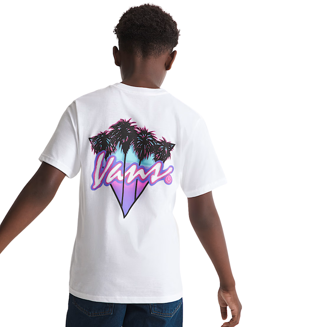 Kids Palm Drive T-Shirt White