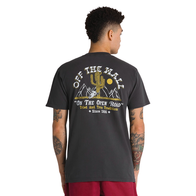 On the Road Overdye T-shirt Schwarz