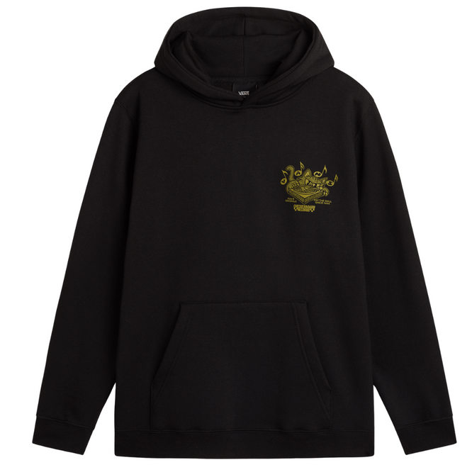Kids Scratched Records Hoodie Black