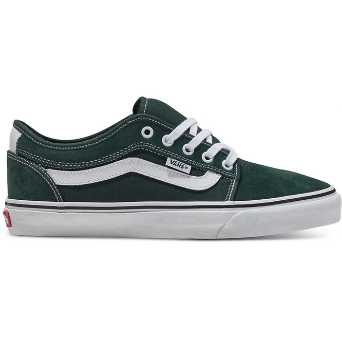 Skate Chukka Low Sidestripe Grüner Giebel/Weiß