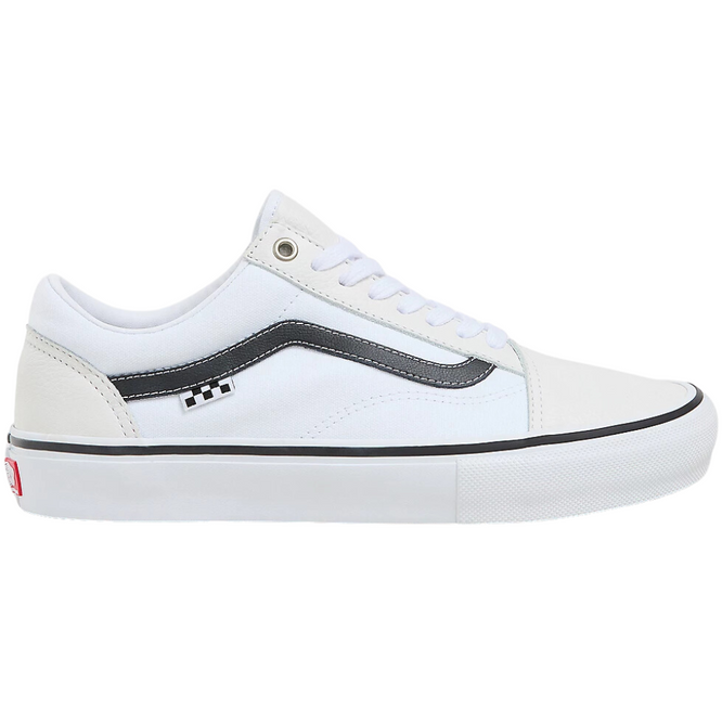 Skate Old Skool Leather White/Black