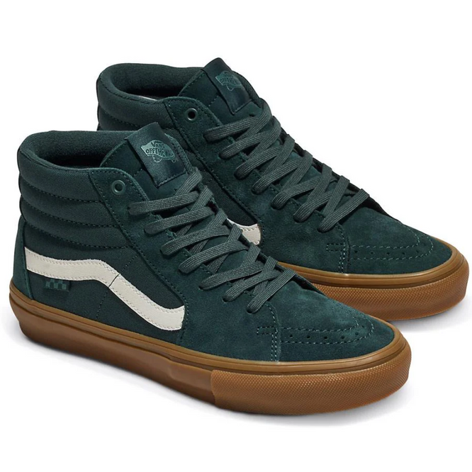 Skate Sk8-Hi Vert foncé/Gomme