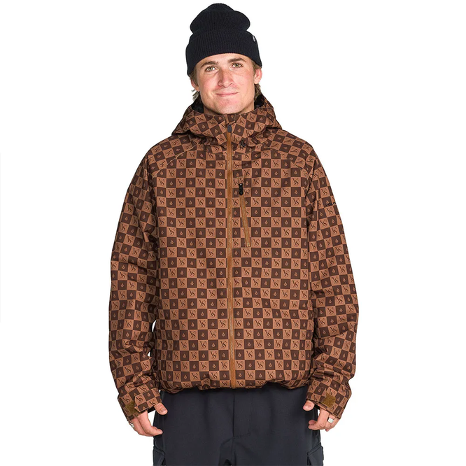 2836 Ins Snowboard Jacket Brown