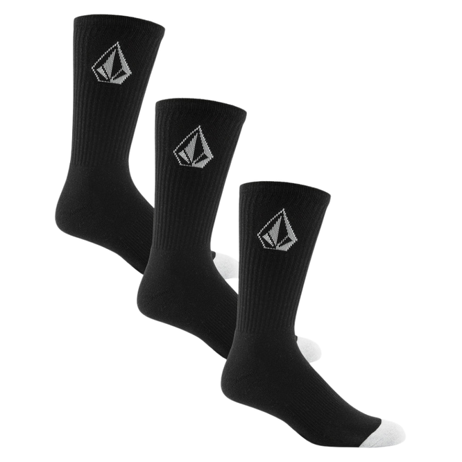 Full Stone Socks Black 3 pack