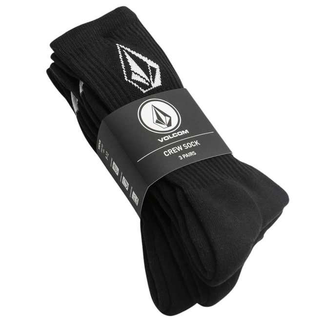 Full Stone Socks Black 3 pack