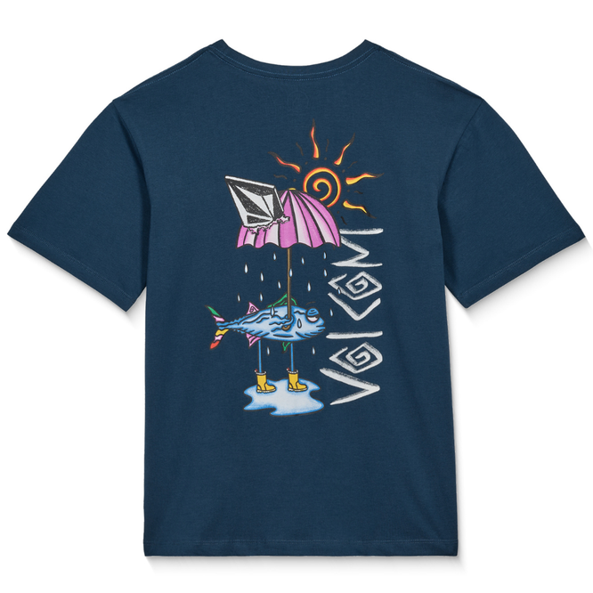 Kids Sunfish Basic T-Shirt Dust Bowl Indigo