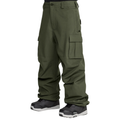 NWRK 20K Baggy Snowboard Pants Dark Green