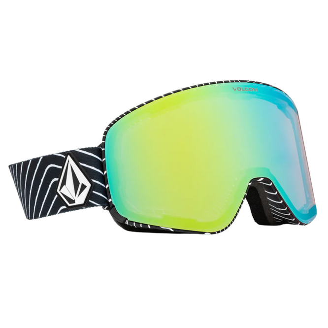 Odyssey Op Art + Gold Chrome Lens Snowboard Goggles