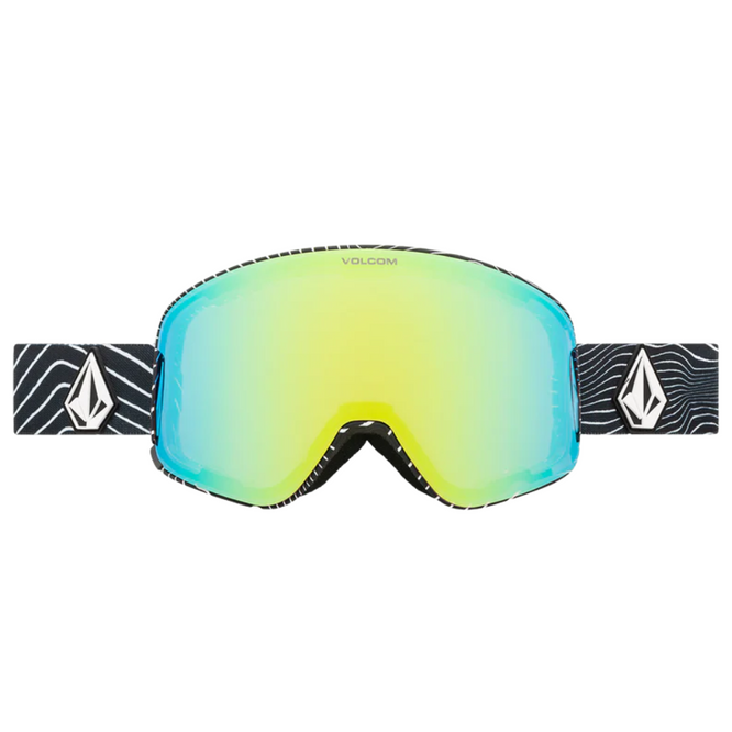 Odyssey Op Art + Gold Chrome Lens Snowboard Goggles