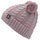 Kids Stone Pom Beanie Black