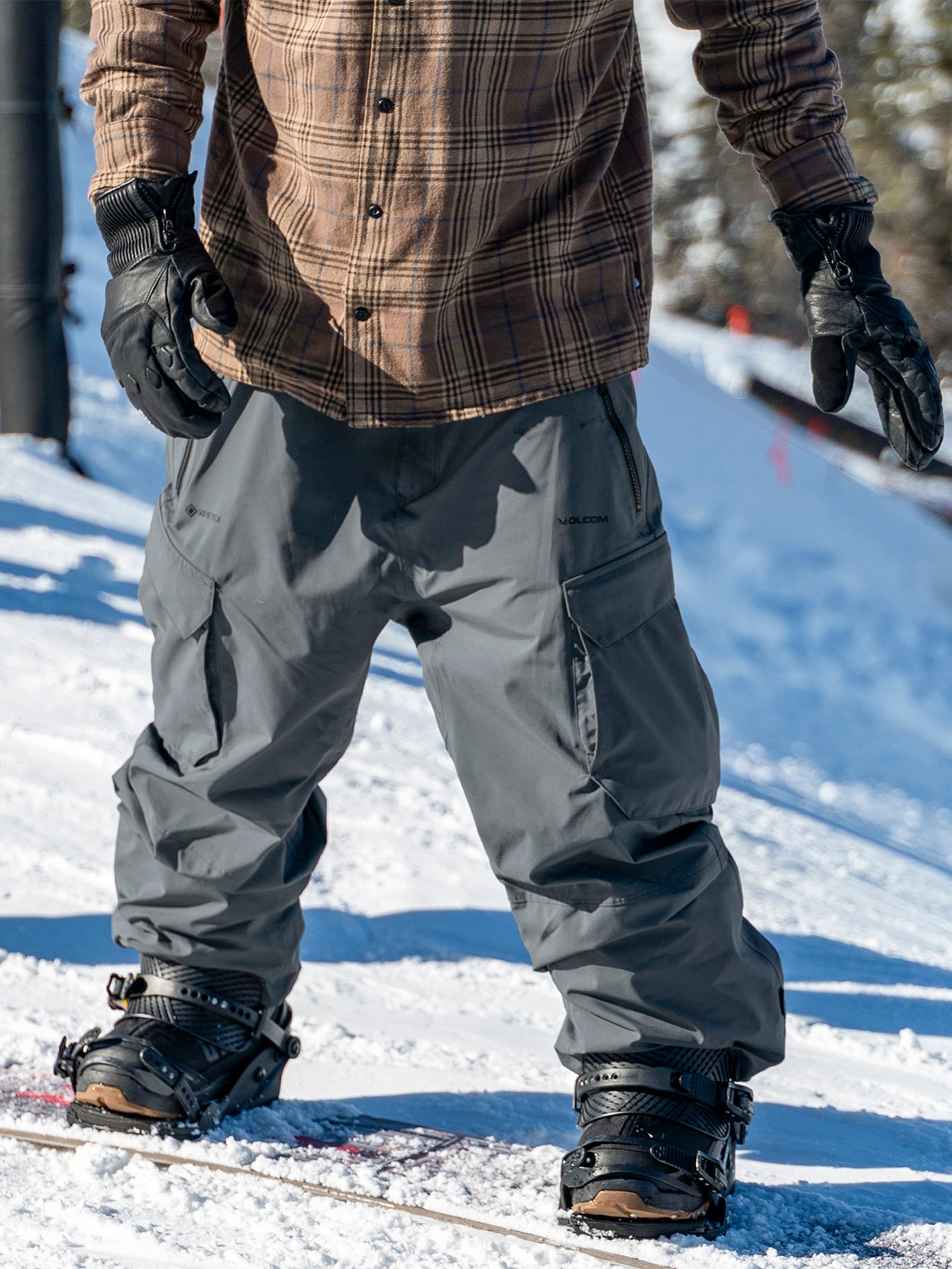Stone Stretch Gore-Tex Snowboard Pants Dark Grey – Stoked Boardshop