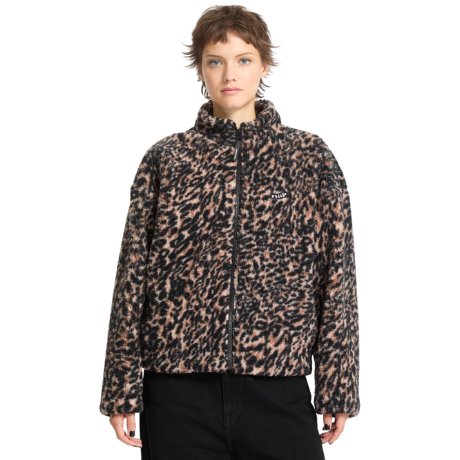 Women's Wylding Out Fleece Sherpa Animal Print
