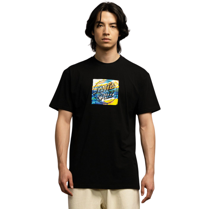 Wasserblick Front T-shirt Schwarz