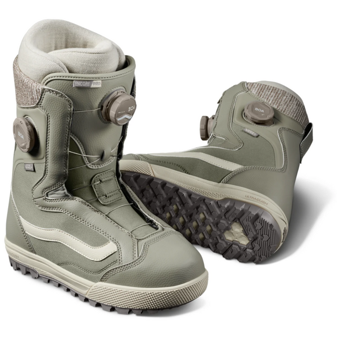 Womens Encore Pro Khaki/White 2025 Snowboard Boots