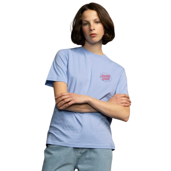 Womens Partial Dot T-shirt Hyazinthe