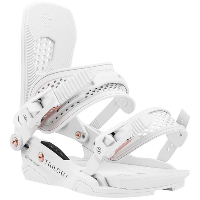 Womens Trilogy Classic Team White 2025 Snowboard Bindings