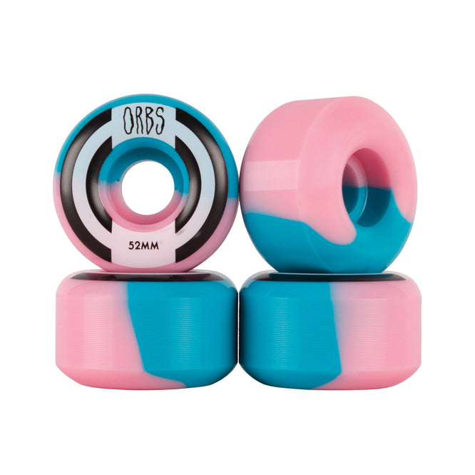 Orbs Apparitions 99a Rose/Bleu 52mm Roues de Skateboard