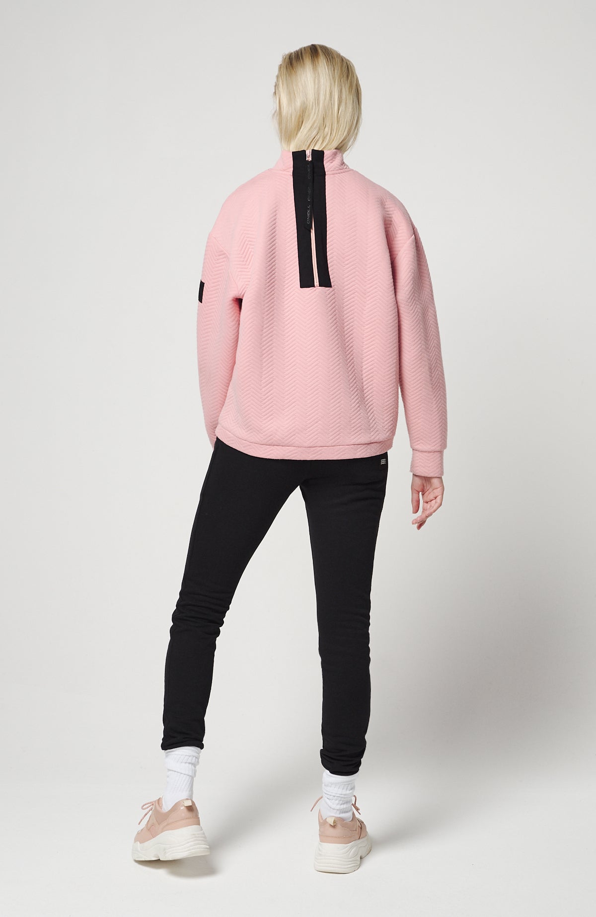 Womens Aralia Quilted Crew Winter Moss