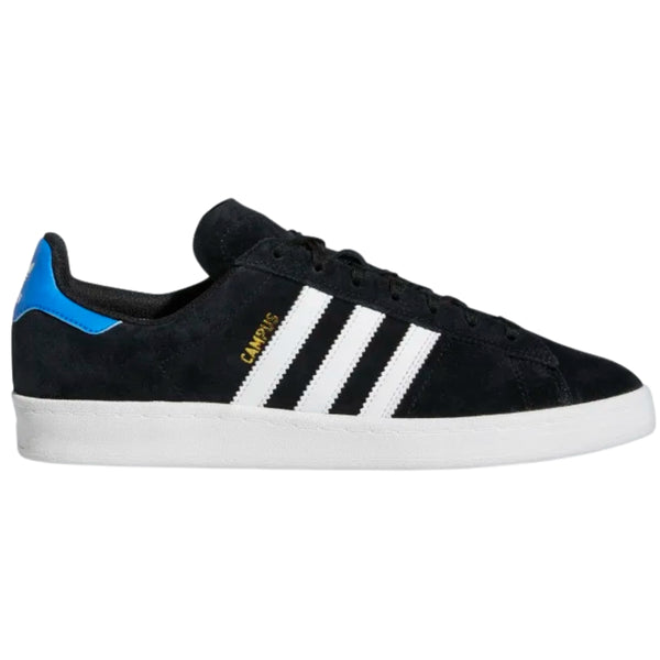 Adidas Campus ADV Core Black/ Cloud White/ Core Black Stoked Boardshop Adidas Campus ADV Core Black/ Cloud White/ Core Black Stoked Boardshop