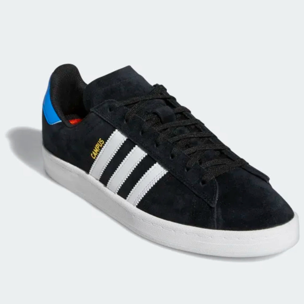 Adidas Campus ADV Core Black/ Cloud White/ Core Black Stoked Boardshop Adidas Campus ADV Core Black/ Cloud White/ Core Black Stoked Boardshop