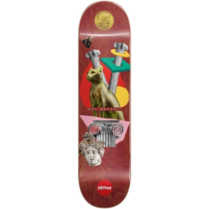 Max Relics Maroon 8.375" Planche de skateboard