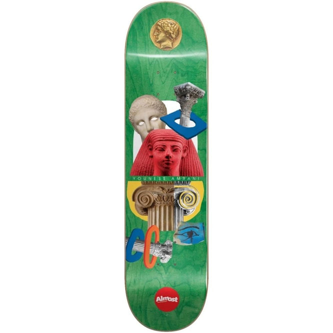 Youness Relics Green 8.0" Skateboard Deck