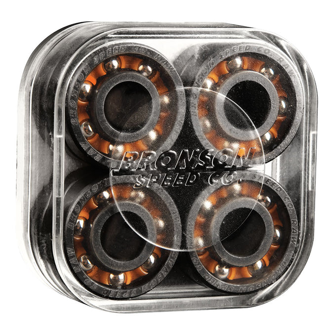 Raw shieldless bearings