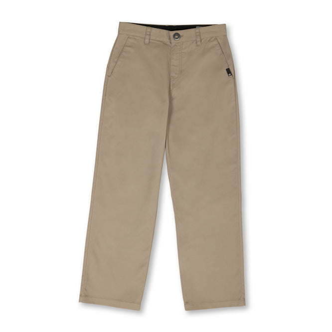 Kids Loose Truck Chino Trousers Khaki