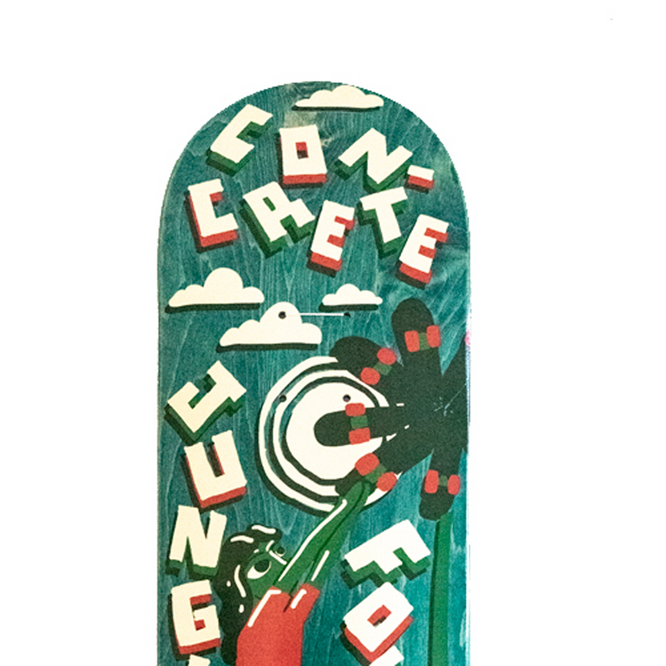 Planche de skateboard Grower's 8.1" vert foncé