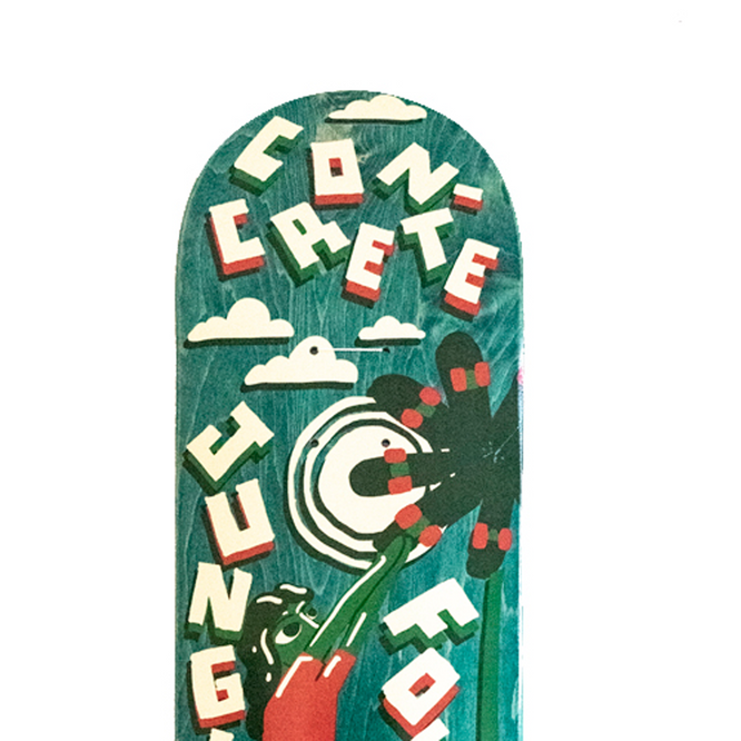 Grower's 8.1" Dark Green Skateboard Deck