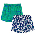 Boxershorts Lousy plain Black/White 2pack