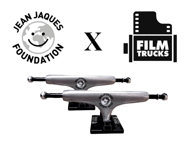 Jean Jaques Foundation Raw/Black 5.25" Skateboard Trucks