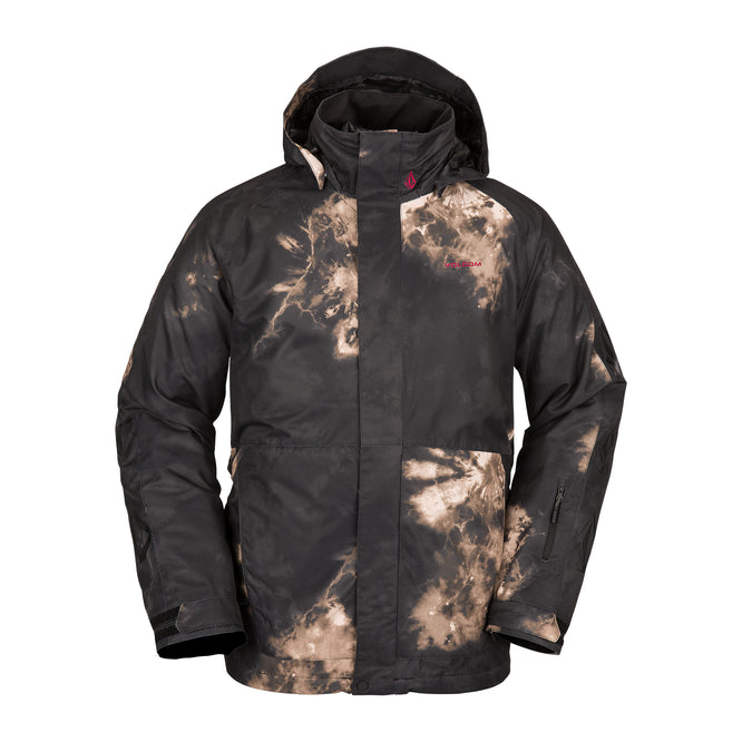 Iconic Stone Ins Snowboard Jacket Bleach Black