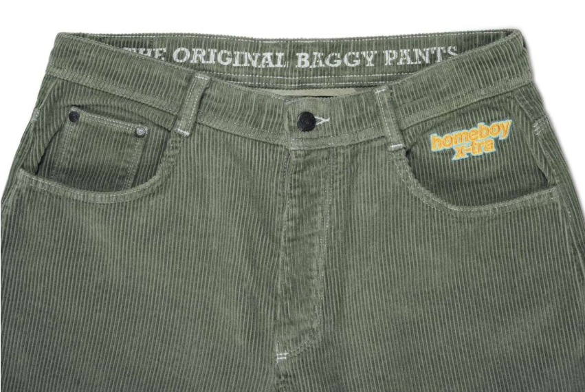 X-Tra Baggy Cord Pants Olive