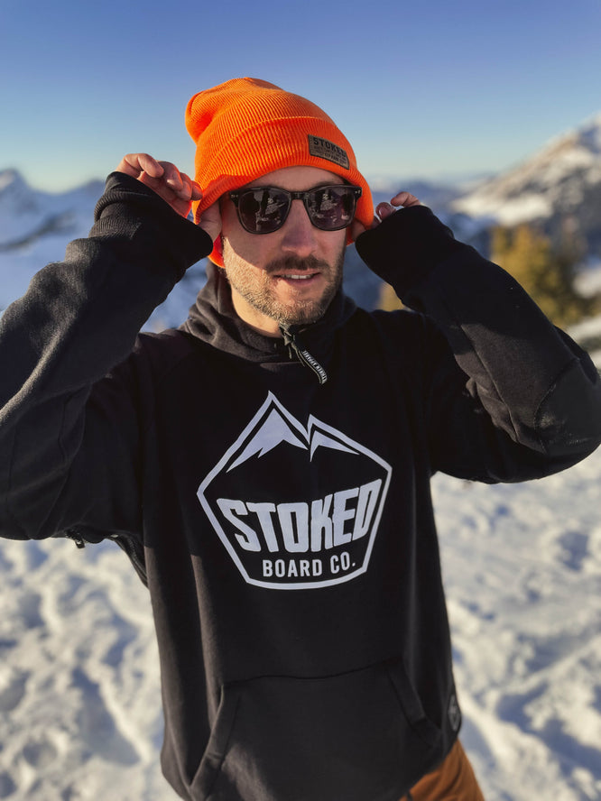 Shred Snowboard Hoodie Noir