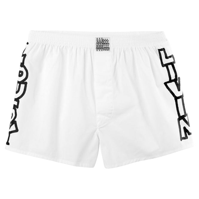 Lou Boxer Shorts White